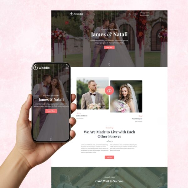 Complete Digital Invitation Bundle – Video + Image + Website