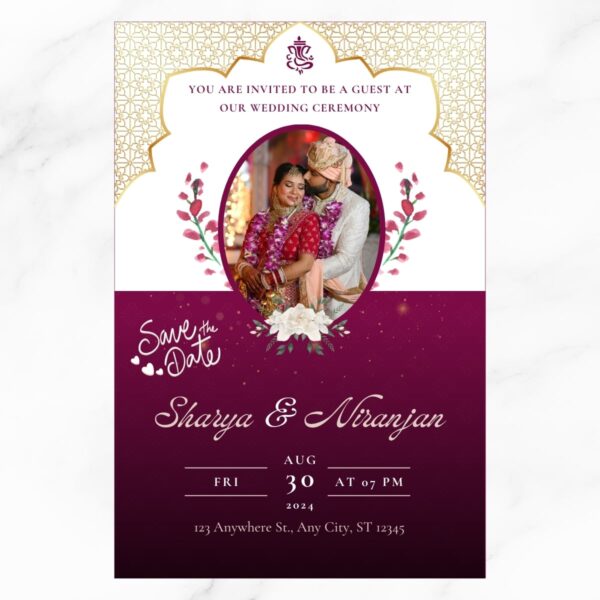 Digital Invitation Card – Elegant Softcopy Design